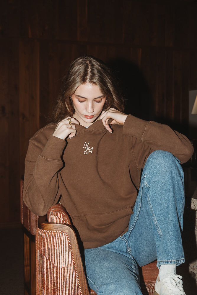 Embroidered Logo Hoodie